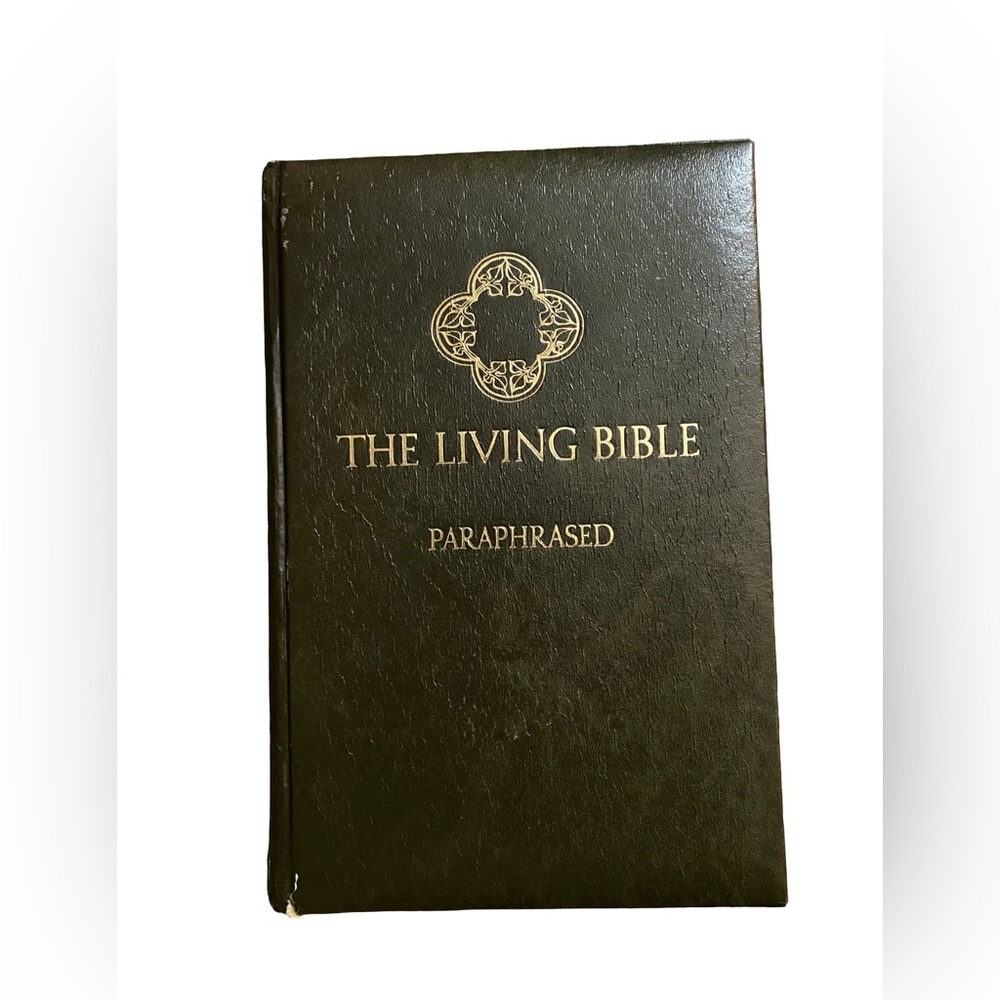 THE LIVING BIBLE PARAPHRASED Tyndale House Green‎ Hardcover